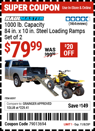 Harbor Freight Coupons, HF Coupons, 20% off - 