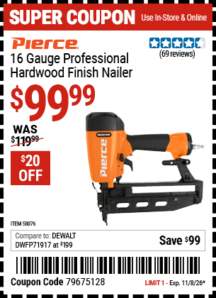 Harbor Freight Coupons, HF Coupons, 20% off - 