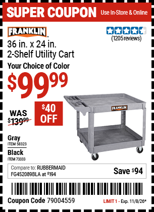 Harbor Freight Coupons, HF Coupons, 20% off - 