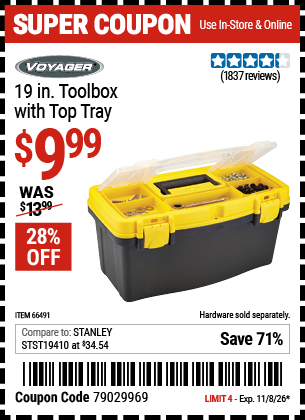 Harbor Freight Coupons, HF Coupons, 20% off - 