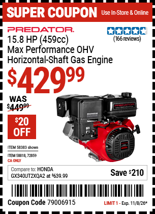 Harbor Freight Coupons, HF Coupons, 20% off - 