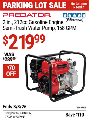 Harbor Freight Coupons, HF Coupons, 20% off - Predator 2