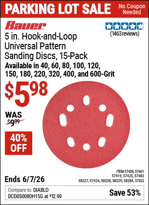 Harbor Freight Coupons, HF Coupons, 20% off - 57419