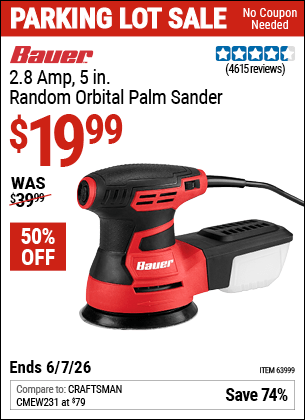 Harbor Freight Coupons, HF Coupons, 20% off - Bauer 2.8 Amp 5