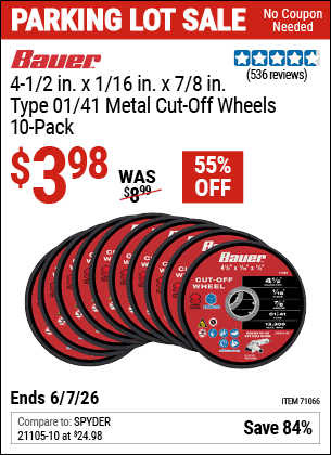 Harbor Freight Coupons, HF Coupons, 20% off - 71066