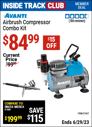 Harbor Freight Tools Coupons, Harbor Freight Coupon, HF Coupons-Airbrush Compressor Combo Kit
