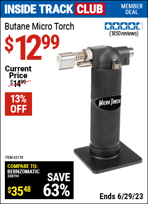 Harbor Freight Tools Coupons, Harbor Freight Coupon, HF Coupons-Butane Micro Torch