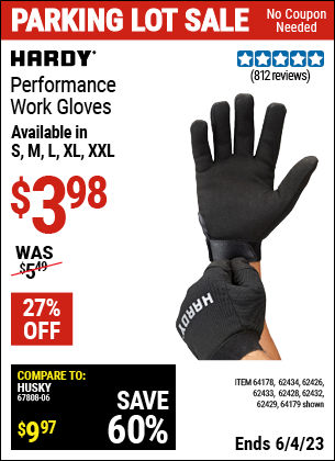 Harbor Freight Tools Coupons, Harbor Freight Coupon, HF Coupons-Mechanic's Gloves