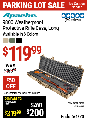 Harbor Freight Tools Coupons, Harbor Freight Coupon, HF Coupons-Apache 9800 Weatherproof 13-1/2
