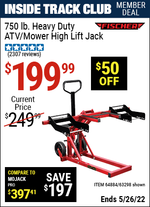 Harbor Freight Tools Coupons, Harbor Freight Coupon, HF Coupons-750 Lb. High Lift Jack
