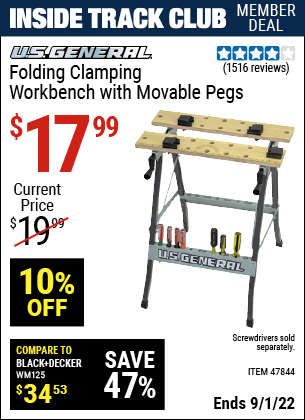 Harbor Freight Tools Coupons, Harbor Freight Coupon, HF Coupons-Folding Clamping Table