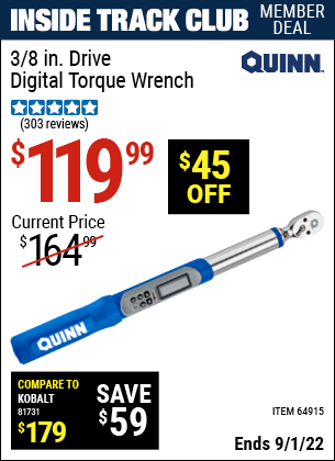 Harbor Freight Tools Coupons, Harbor Freight Coupon, HF Coupons-Quinn 3/8