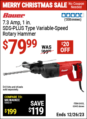 Harbor Freight Coupons, HF Coupons, 20% off - 7.3 Amp, 1