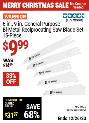 Harbor Freight Coupons, HF Coupons, 20% off - 15 Piece, 6
