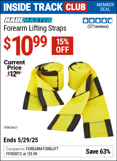 Harbor Freight Coupons, HF Coupons, 20% off - Forearm Lifting Straps