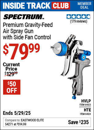 Harbor Freight Coupons, HF Coupons, 20% off - Spectrum 20 Oz. Professional Gravity Feed Air Spray Guns (hvlp/hte)