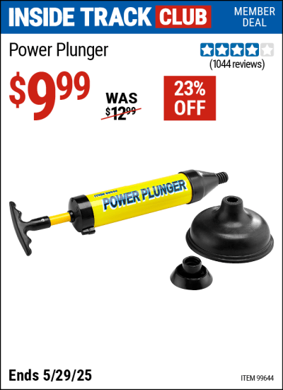 Harbor Freight Coupons, HF Coupons, 20% off - Power Plunger