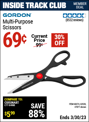 Harbor Freight Tools Coupons, Harbor Freight Coupon, HF Coupons-Multipurpose Scissors