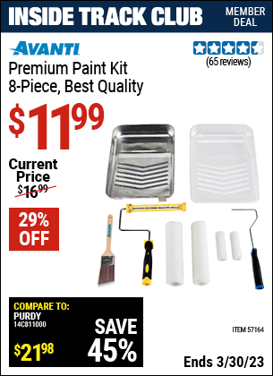 Harbor Freight Tools Coupons, Harbor Freight Coupon, HF Coupons-Premium Paint Kit, 8 Pc., BEST Quality