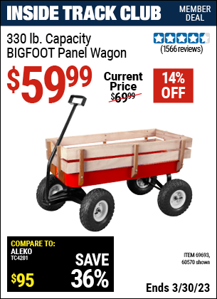 Harbor Freight Tools Coupons, Harbor Freight Coupon, HF Coupons-Bigfoot Panel Wagon