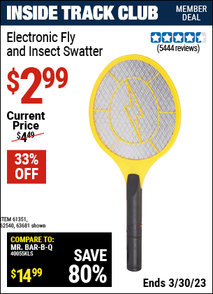 Harbor Freight Tools Coupons, Harbor Freight Coupon, HF Coupons-Electric Fly Swatter