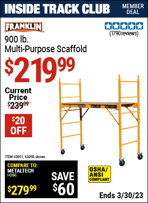 Harbor Freight Tools Coupons, Harbor Freight Coupon, HF Coupons-Heavy Duty Portable Scaffold