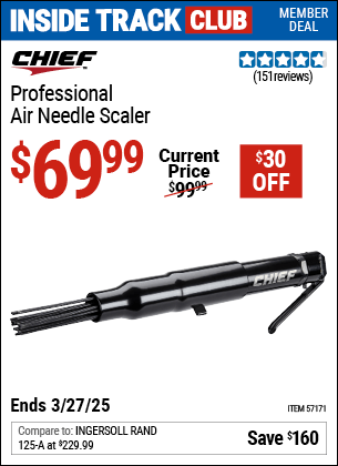 Harbor Freight Coupons, HF Coupons, 20% off - Professional Air Needle Scaler
