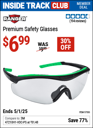 Harbor Freight Coupons, HF Coupons, 20% off - All-Day Wear Safety Glasses
