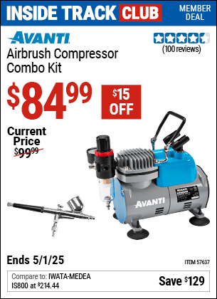 Harbor Freight Coupons, HF Coupons, 20% off - Airbrush Compressor Combo Kit