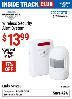 Harbor Freight Coupons, HF Coupons, 20% off - Wireless Security Alert System