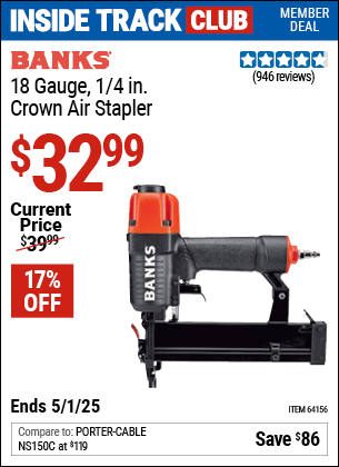 Harbor Freight Coupons, HF Coupons, 20% off - 18 Gauge, 1/4