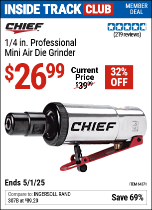 Harbor Freight Coupons, HF Coupons, 20% off - Air Die Grinder