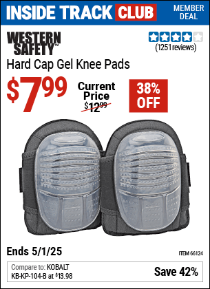Harbor Freight Coupons, HF Coupons, 20% off - Hard Cap Gel Knee Pads