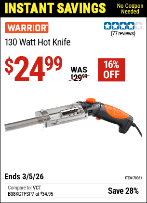 Harbor Freight Coupons, HF Coupons, 20% off - 70931
