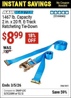 Harbor Freight Coupons, HF Coupons, 20% off - 70971