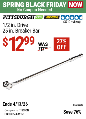 Harbor Freight Coupons, HF Coupons, 20% off - Pittsburgh Pro 1/2