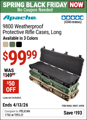Harbor Freight Coupons, HF Coupons, 20% off - Apache 9800 Weatherproof 13-1/2