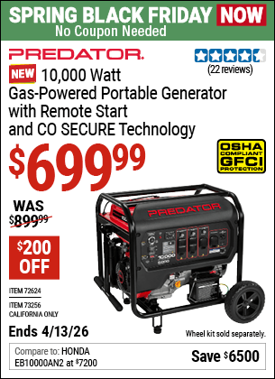 Harbor Freight Coupons, HF Coupons, 20% off - 72624