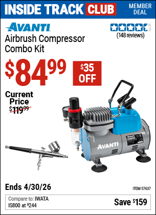 Harbor Freight Coupons, HF Coupons, 20% off - Airbrush Compressor Combo Kit