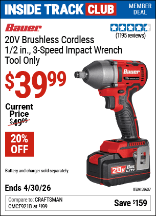 Harbor Freight Coupons, HF Coupons, 20% off - 58637