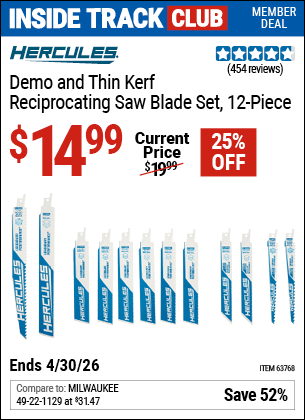 Harbor Freight Coupons, HF Coupons, 20% off - Hercules 6