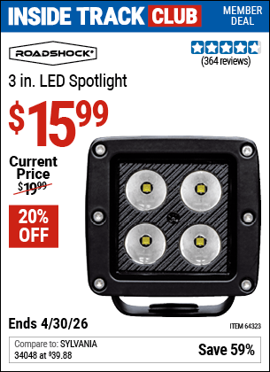Harbor Freight Coupons, HF Coupons, 20% off - Roadshock 965 Lumens 3