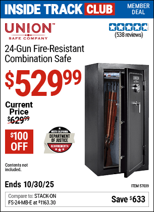 Harbor Freight Coupons, HF Coupons, 20% off - 24 Gun Fire Resistant Combination Safe