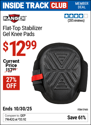 Harbor Freight Coupons, HF Coupons, 20% off - Stabilizer Gel Knee Pads