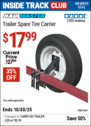 Harbor Freight Coupons, HF Coupons, 20% off - Trailer Spare Tire Carrier