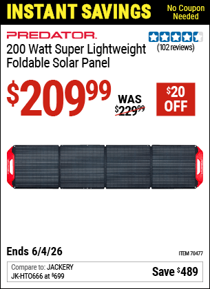 Harbor Freight Coupons, HF Coupons, 20% off - 70477