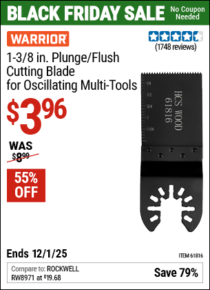 Harbor Freight Coupons, HF Coupons, 20% off - 1-3/8