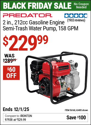 Harbor Freight Coupons, HF Coupons, 20% off - Predator 2