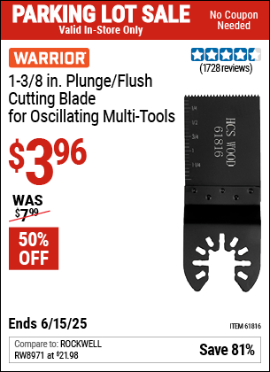 Harbor Freight Coupons, HF Coupons, 20% off - 1-3/8
