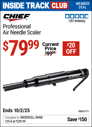 Harbor Freight Coupons, HF Coupons, 20% off - Professional Air Needle Scaler